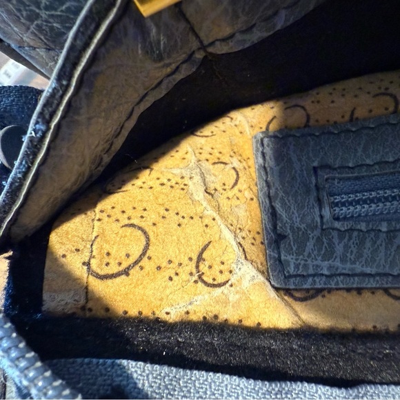 CORNELL Vintage Grey Leather Tote Shoulder Bag - Picture 13 of 16